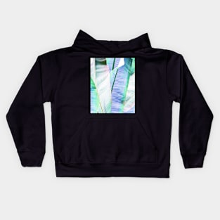 Tropical leaves Kids Hoodie